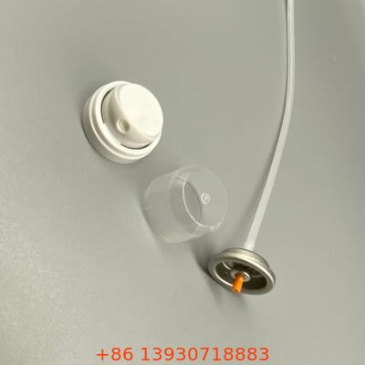 Válvula de pulverização de aerossóis de shampoo seco com atomização consistente, taxa de fluxo estável e desempenho sem resíduos