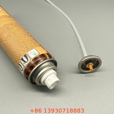 Válvula de pulverização de shampoo seco aerosol com bocal de névoa ultra-fina para desempenho livre de resíduos e operação a 360 graus