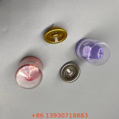 Válvula de pulverização de aerossóis resistente à corrosão com função de 360 graus para mousse capilar