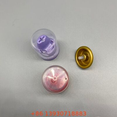 Válvula de pulverização de aerossóis resistente à corrosão com função de 360 graus para mousse capilar