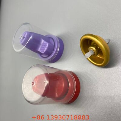 Válvula de pulverização de aerossóis resistente à corrosão com função de 360 graus para mousse capilar