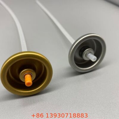 Valva de pulverização de corpo de aerossol à prova de vazamento e resistente a obstruções com tecnologia de distribuição de 360 ° e adaptação universal para latas de alumínio padrão