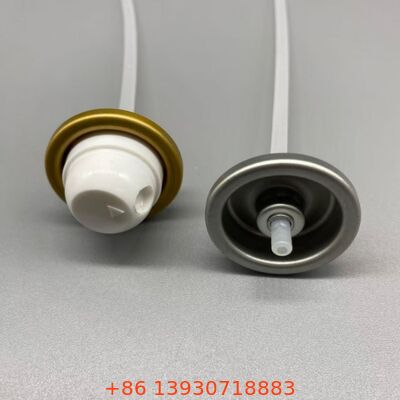 Válvula de pulverização corporal de desodorante à prova de vazamento e resistente a obstruções com tecnologia de distribuição de 360 ° e adaptação universal para latas de alumínio padrão