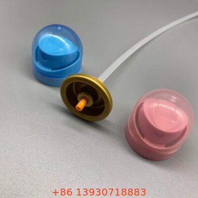 Valva de spray corporal de aerossol com distribuição de 360 °, vedação à prova de vazamento e tamanho de uma polegada para aplicações de desodorante e fragrância