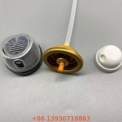 Válvula de Desodorante Corporal em Aerossol com Borrifo Ultra-Fino e Dispensação Contínua para Linhas de Enchimento de Alta Velocidade