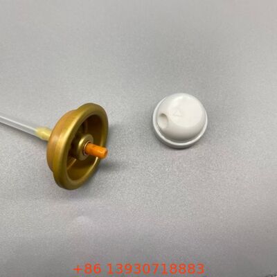 Valva de spray corporal de aerossol com distribuição de 360 °, vedação à prova de vazamento e tamanho de uma polegada para aplicações de desodorante e fragrância