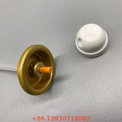 Válvula de Desodorante Corporal em Aerossol com Borrifo Ultra-Fino e Dispensação Contínua para Linhas de Enchimento de Alta Velocidade