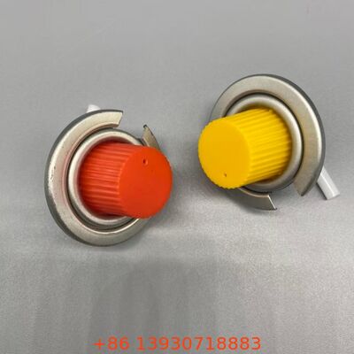 Válvula de forno de cozinha exterior de 1 polegada com tampa vermelha