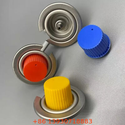 Válvula de gás butano de lata de 1 polegada à prova de vazamentos de precisão para fogões portáteis e tochas