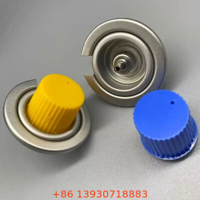 Válvula de gás butano de lata de 1 polegada à prova de vazamentos de precisão para fogões portáteis e tochas