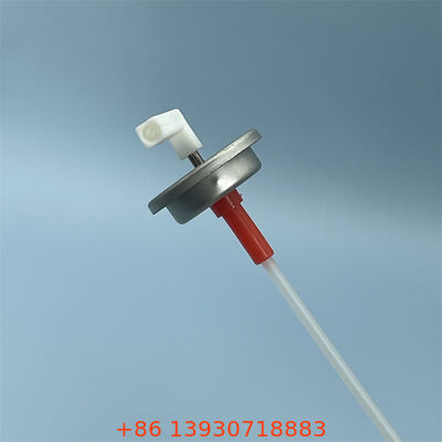 Válvula de aerossóis de medição de precisão com tronco metálico e taxa de pulverização ajustável para resistência a fugas