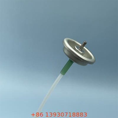 Válvula de aerossóis de medição de precisão com tronco metálico e taxa de pulverização ajustável para resistência a fugas