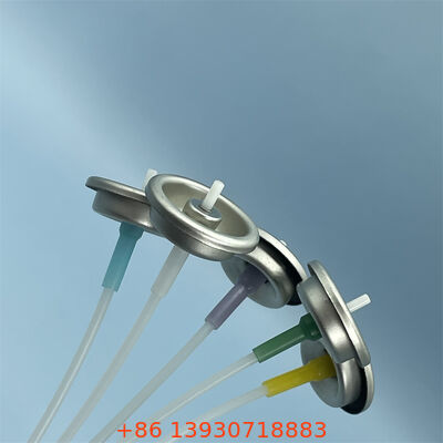 Válvula de aerossol de 1 polegada com medidor, taxa de pulverização ajustável e cor de atuador personalizável para dosagem precisa