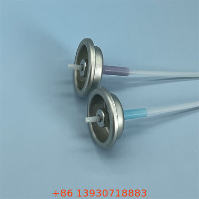 Válvula de aerossol de 1 polegada com medidor, taxa de pulverização ajustável e cor de atuador personalizável para dosagem precisa