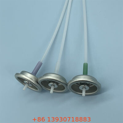 Válvula Aerossol de 1 Polegada com Medidor e Sistema de Dispensação Medida e Cor de Atuador Personalizável