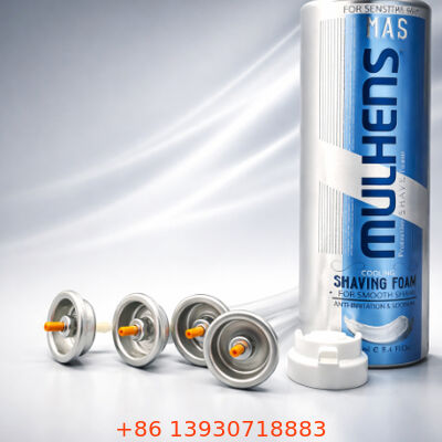 Valva de distribuição de espuma confiável para aplicações de creme de barbear