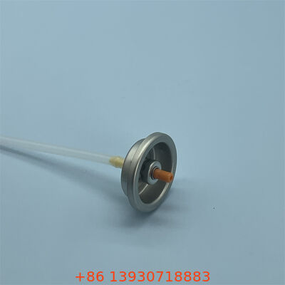 Valva de aerossol de desodorante à prova de vazamento de 1 polegada com distribuição de 360 ° e design resistente a obstruções para fórmulas de resistência antitranspirante e esportiva