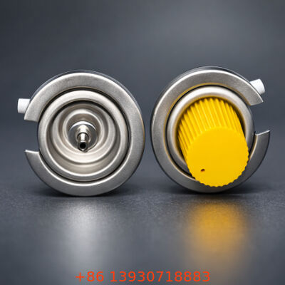 1-Inch Tinplate Butane Refill Valve for Controlled Fuel Release