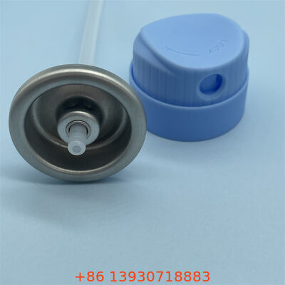 Válvula de aerossol de protetor solar de uma polegada com bico resistente a entupimentos e operação de 360 graus para proteção de corpo inteiro