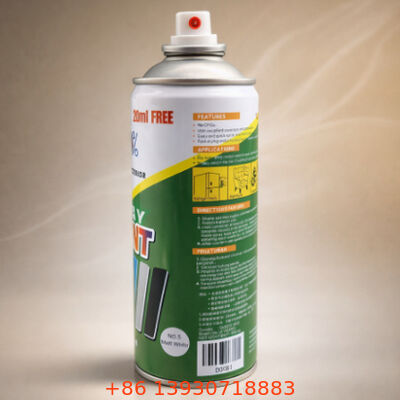 Válvula de pintura aerosol masculina refinada com vedação forte e acabamento pré-colorado