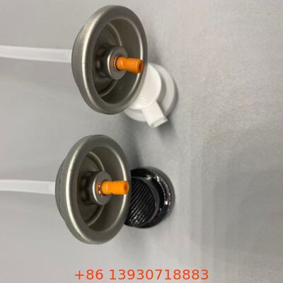 Válvula de aerossol de shampoo seco com tecnologia de distribuição de pó segura para cores