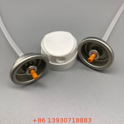 Válvula de aerossol de shampoo seco com tecnologia de distribuição de pó segura para cores