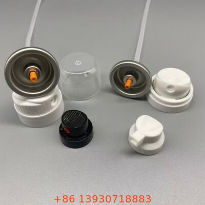 Válvula de aerossol para shampoo seco de alto desempenho com sistema de distribuição uniforme de névoa