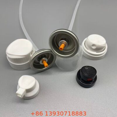 Válvula de aerossol de shampoo seco com tecnologia de distribuição de pó segura para cores