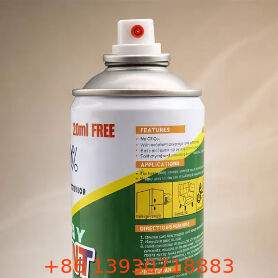 Válvula de aerossol de tinta masculina pré-colorida avançada para embalagem visualmente unificada