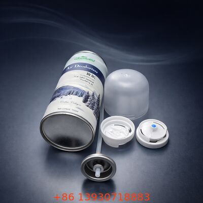 Válvula de spray antibacteriano em aerossol para eliminação instantânea de germes em superfícies de alto toque com prevenção de odores