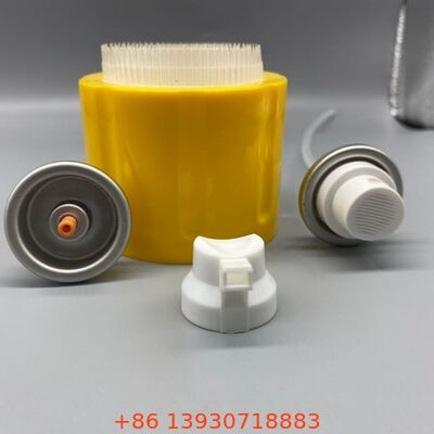 Válvula de limpeza de espuma pesada com tampa de escova de limpeza para cuidados com tapetes e assentos