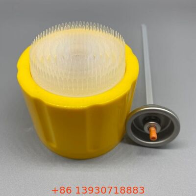 Válvula de Espuma Multiuso com Tampa de Escova Integrada para Dispensação Consistente e Atuador Personalizável