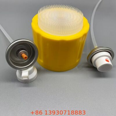 Sistema de Válvula de Aerossol de 1 Polegada com Tampa de Pincel para Produtos de Limpeza em Espuma