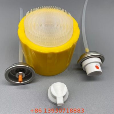 Válvula de gerador de espuma, válvula de espuma de aerossol para uso doméstico e de limpeza