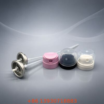 Válvula de aerossol focada nas raízes para shampoo seco com material de chapa, uso vertical ou invertido e até mesmo distribuição