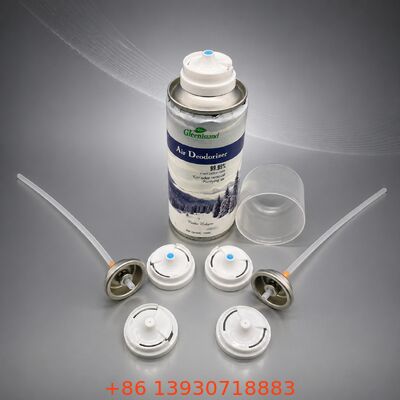Valva de pulverização antibacteriana de aerossol com entrega de desinfetante de névoa fina e dispensador protegido por proteção de higiene em tamanho de válvula de uma polegada