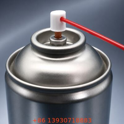 Válvula de spray solvente de fluxo de alta pressão com quatro furos de uma polegada para carburador automotivo e limpeza do corpo do acelerador