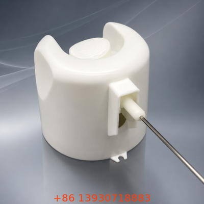 Tampa de aerossol de plástico resistente de 65 mm com tubo de extensão para direção de pulverização controlada