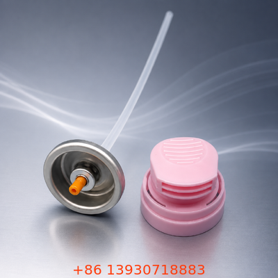 Válvula de pulverização de espuma de barbear de aerosol de couro rico com gatilho ergonômico de mão única e vedação hermética