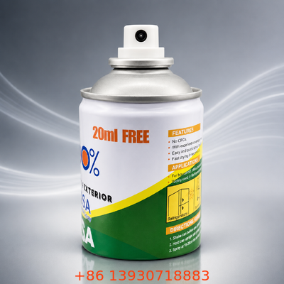 Válvula de pulverização de tinta masculina de acabamento liso com atomização de névoa fina e acabamento de cor combinada resistente a UV