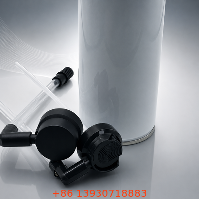 Válvula e atuador de inflador de pneus com latão resistente à corrosão e design de alto fluxo para uso profissional