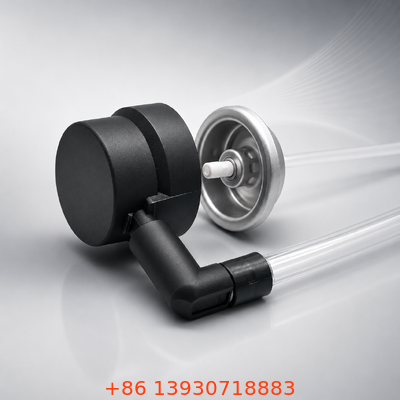 Válvula infladora de pneus de latão resistente à corrosão com design de alto fluxo e conector de encaixe para latas de selante