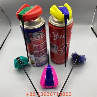 Tampa Gatilho Dobrável Premium para Aerossol com Mecanismo de Travamento à Prova de Vazamento e Tubo Extensor Integrado para Pulverização de Dupla Ação