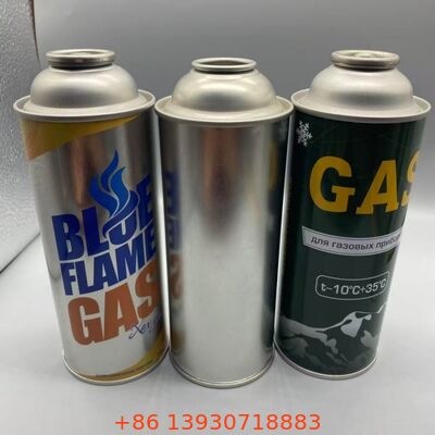Vasilha recarregável de gás butano de folha de flandres de 65 mm para estabilidade de armazenamento premium
