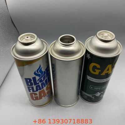 Vasilha recarregável de gás butano de folha de flandres de 65 mm para estabilidade de armazenamento de combustível a longo prazo