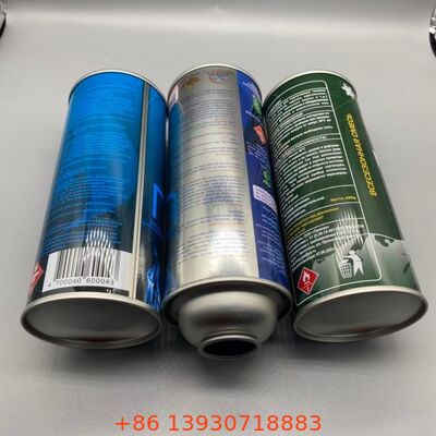 Vasilha recarregável de gás butano de folha de flandres de 65 mm para estabilidade de armazenamento de combustível a longo prazo