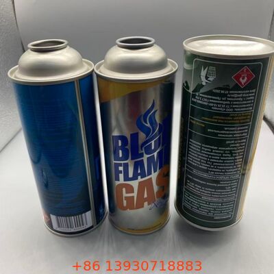 Canister de gás de butano recarregável com combustível ultra-puro e válvula de segurança à prova de vazamento para acampamento e cozinha ao ar livre