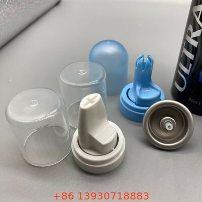 Valva de aerossol de mousse de cabelo invertida com alumínio resistente à corrosão e funcionalidade de 360 graus para distribuição contínua de espuma suave