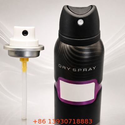 Válvula para Spray Desodorante Corporal de Secagem Rápida, à Prova de Vazamento e Resistente a Entupimento com Dispensação em Aerossol