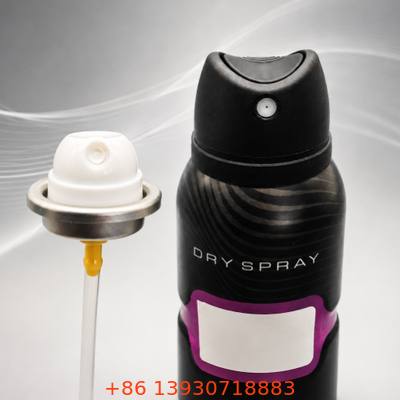 Valva de aerossol de 53 mm para distribuição contínua de névoa em aplicações de spray corporal de desodorante sem perfume